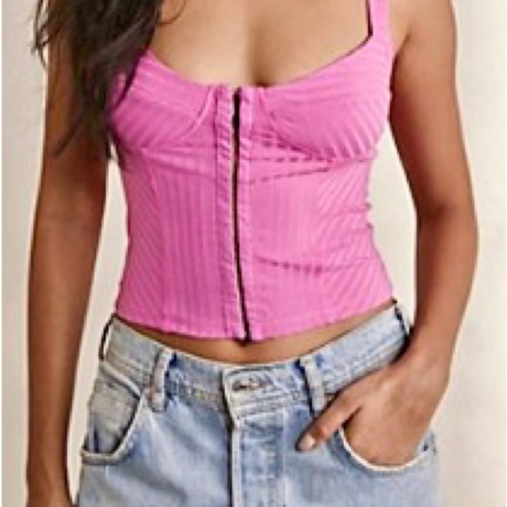 FREE PEOPLE - Serenity Corset Cami (SIZE SMALL)